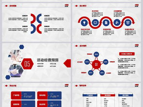 紅藍配色公關活動策劃全案